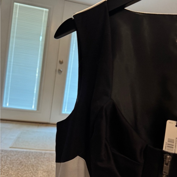 Worthington Black and Gray Midi Dress New with Tag - Picture 7 of 10